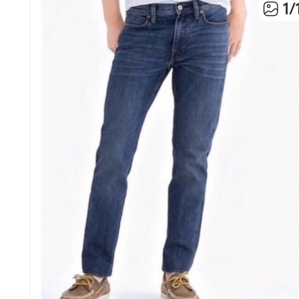 J. Crew Sutton  Men's Indigo Straight Jeans 32/32